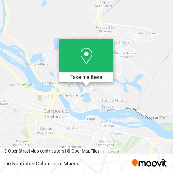 Adventistas Calabouço map