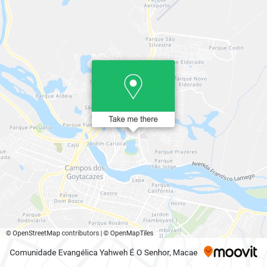Comunidade Evangélica Yahweh É O Senhor map