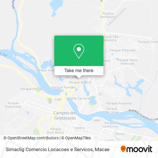 Simaclig Comercio Locacoes e Servicos map