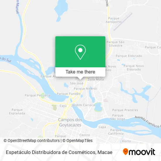 Espetáculo Distribuidora de Cosméticos map