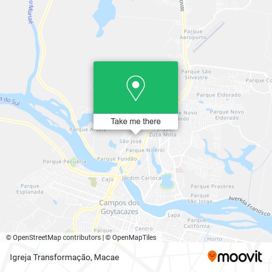 Igreja Transformação map
