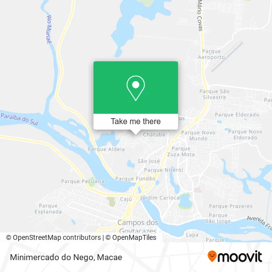 Minimercado do Nego map