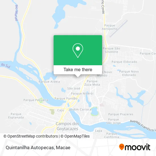 Quintanilha Autopecas map