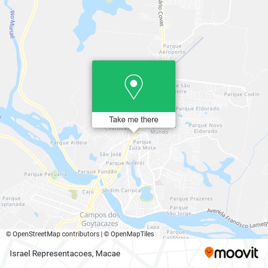 Israel Representacoes map