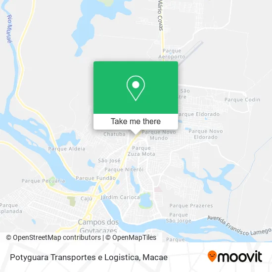Potyguara Transportes e Logistica map