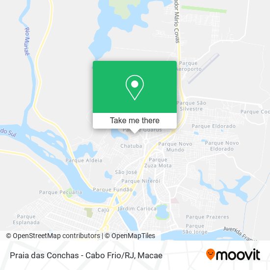 Praia das Conchas - Cabo Frio / RJ map