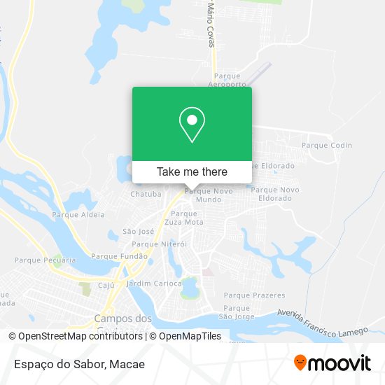 Espaço do Sabor map