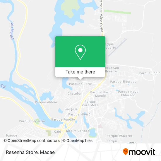 Resenha Store map