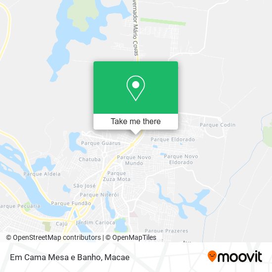 Em Cama Mesa e Banho map