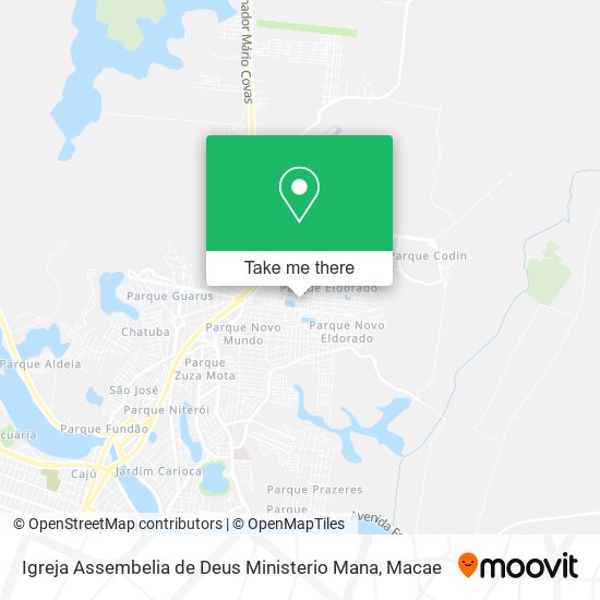 Igreja Assembelia de Deus Ministerio Mana map