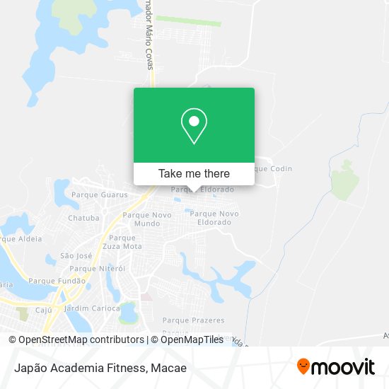 Japão Academia Fitness map