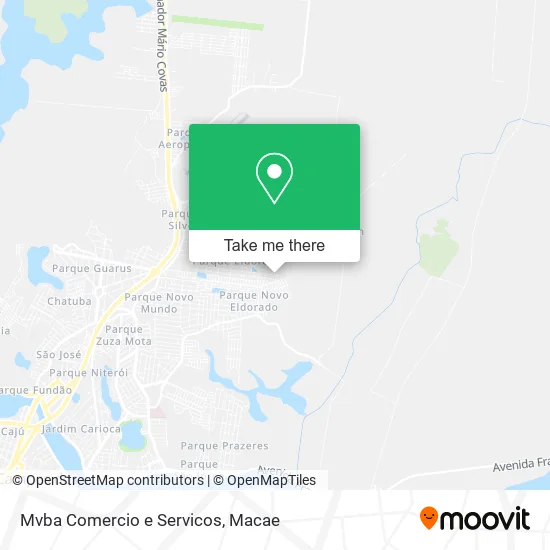 Mvba Comercio e Servicos map