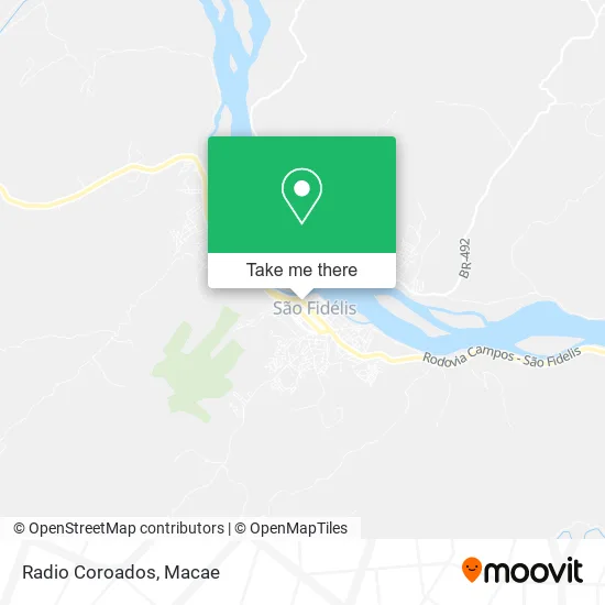 Radio Coroados map