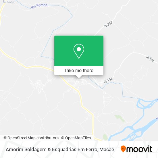 Amorim Soldagem & Esquadrias Em Ferro map