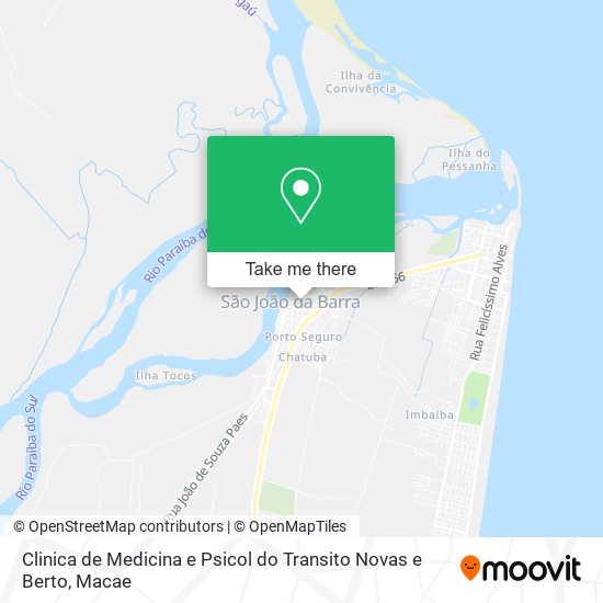 Clinica de Medicina e Psicol do Transito Novas e Berto map
