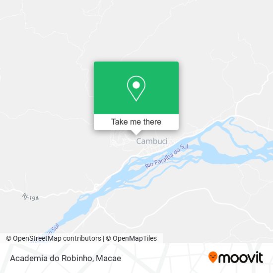 Academia do Robinho map