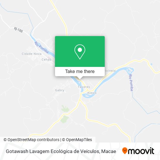 Gotawash Lavagem Ecológica de Veículos map