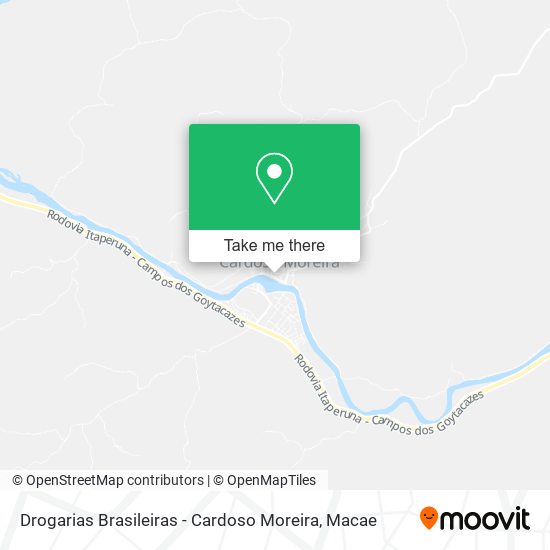 Drogarias Brasileiras - Cardoso Moreira map