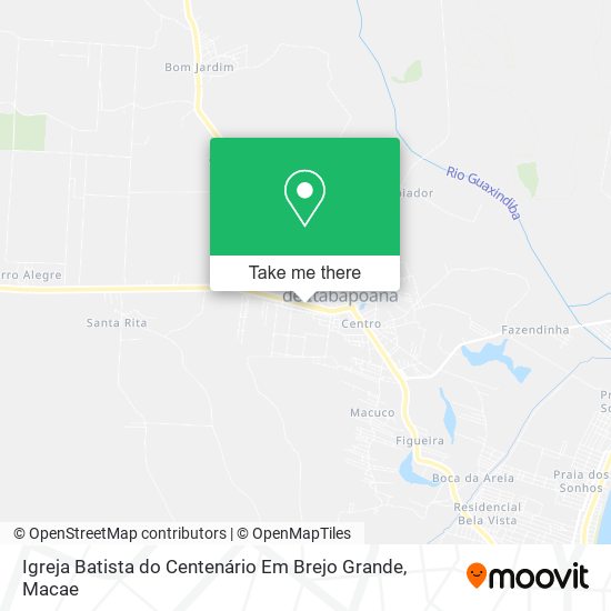 Igreja Batista do Centenário Em Brejo Grande map