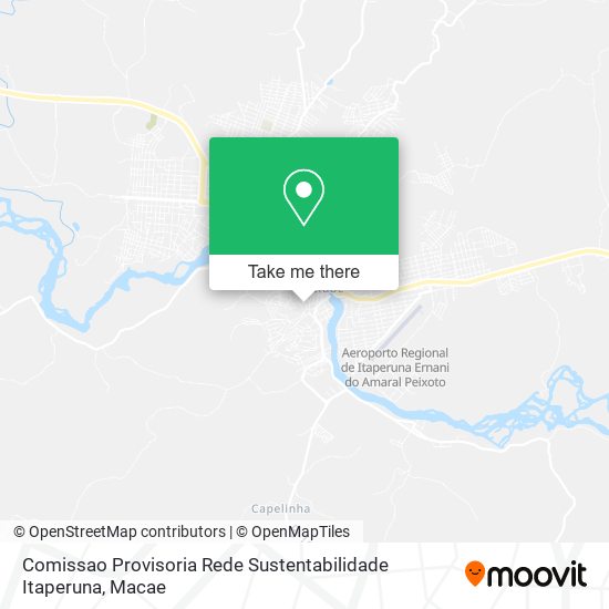 Comissao Provisoria Rede Sustentabilidade Itaperuna map