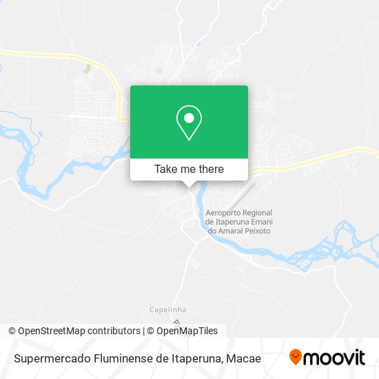 Supermercado Fluminense de Itaperuna map