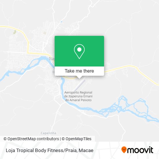Loja Tropical Body Fitness / Praia map