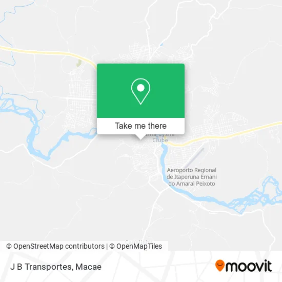 J B Transportes map