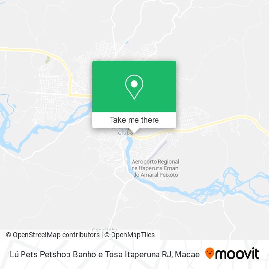 Lú Pets Petshop Banho e Tosa Itaperuna RJ map