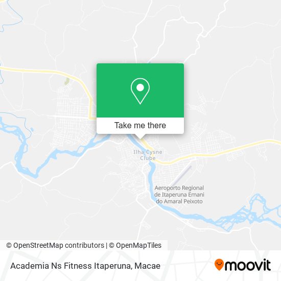 Academia Ns Fitness Itaperuna map