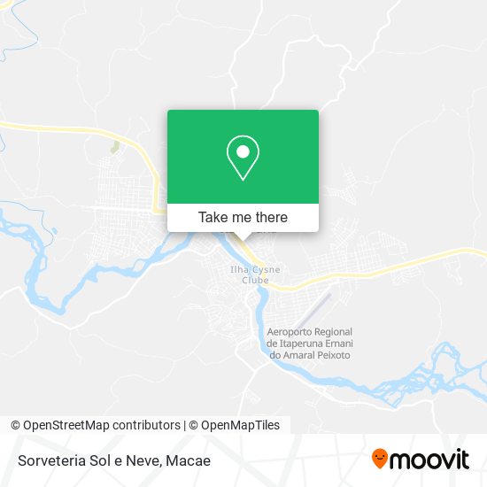 Sorveteria Sol e Neve map