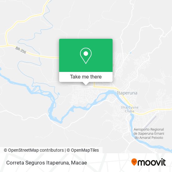 Correta Seguros Itaperuna map