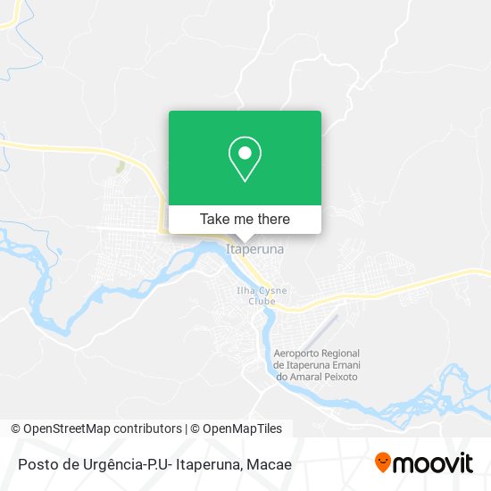 Posto de Urgência-P.U- Itaperuna map