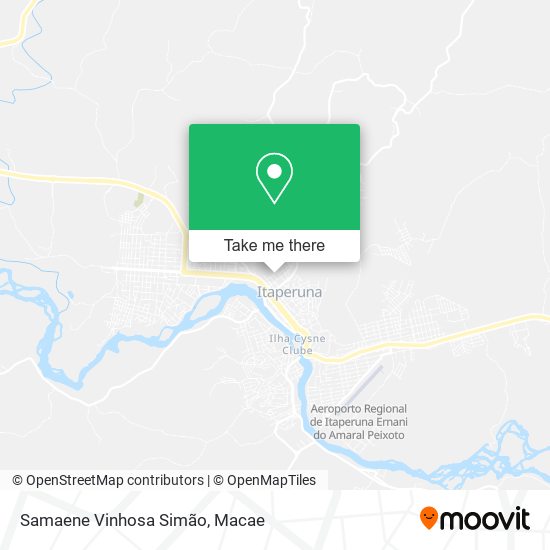 Samaene Vinhosa Simão map