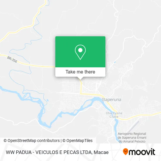 WW PADUA - VEICULOS E PECAS LTDA map