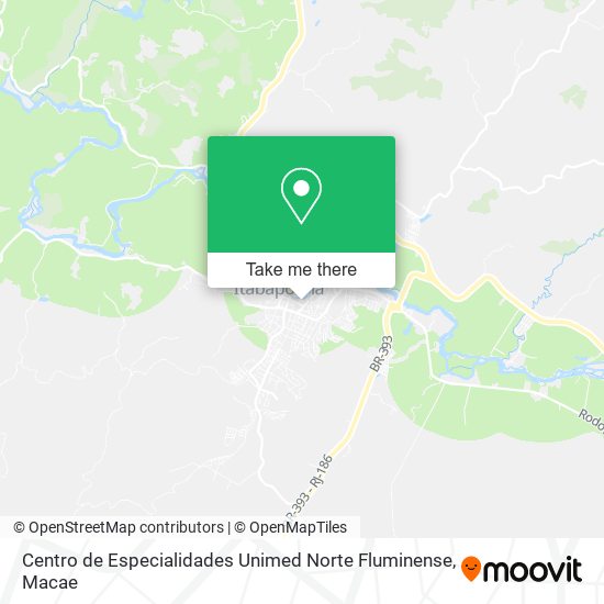 Centro de Especialidades Unimed Norte Fluminense map