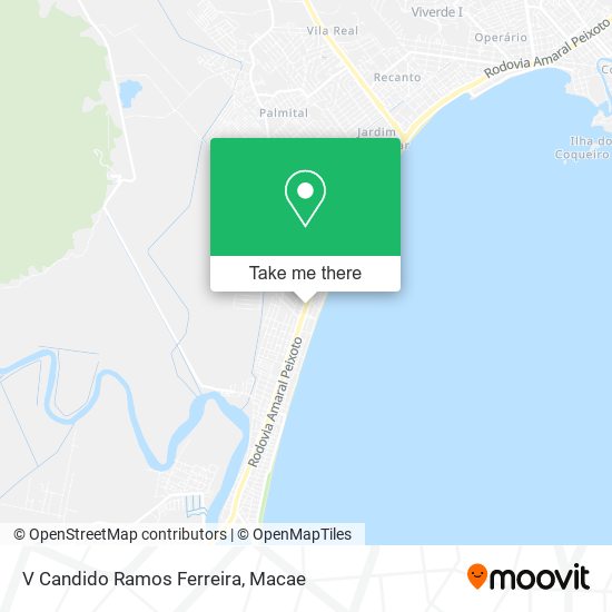 V Candido Ramos Ferreira map