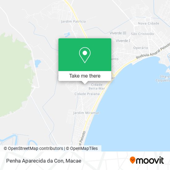 Penha Aparecida da Con map