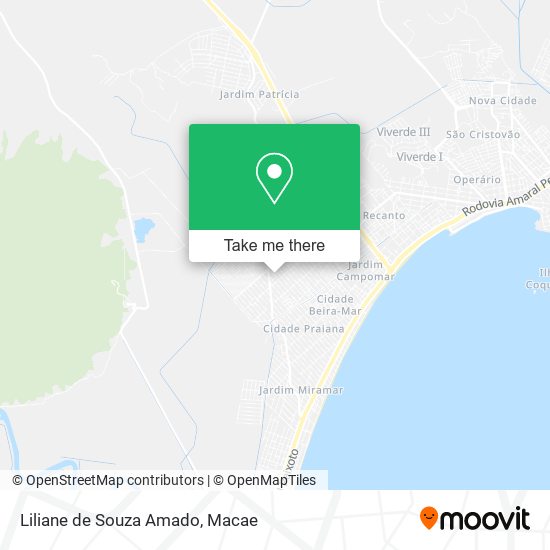Liliane de Souza Amado map