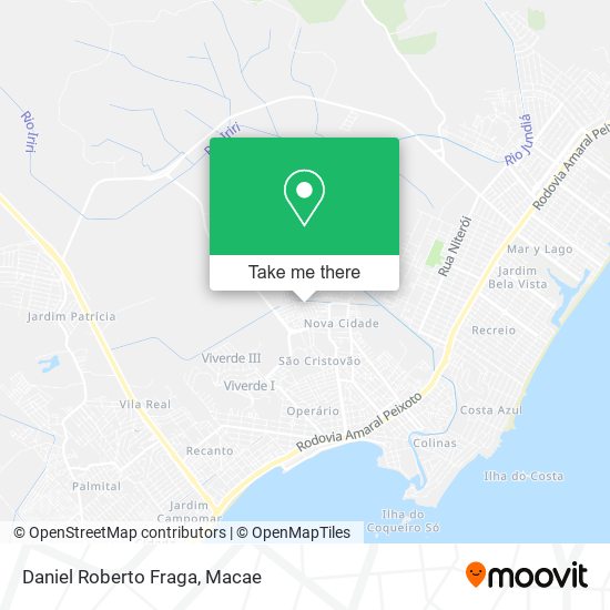 Daniel Roberto Fraga map