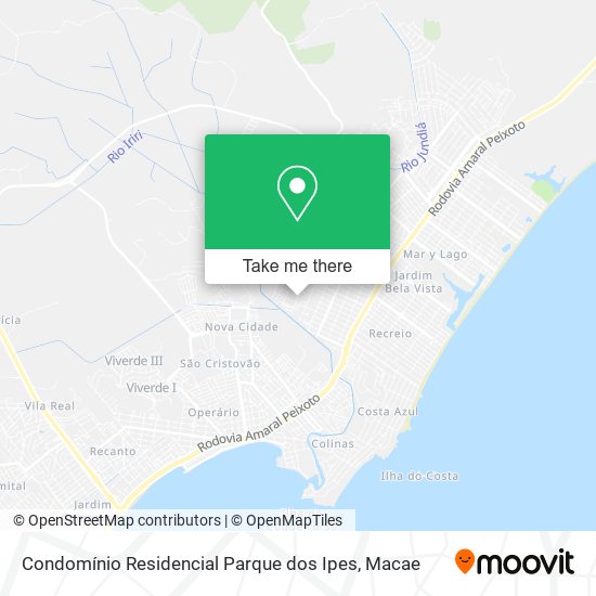 Condomínio Residencial Parque dos Ipes map