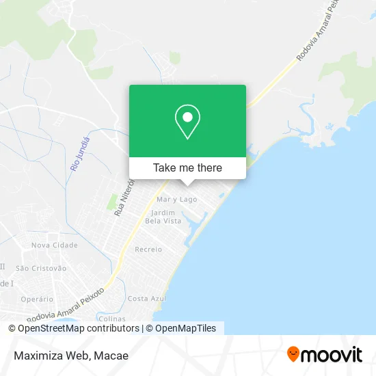 Maximiza Web map