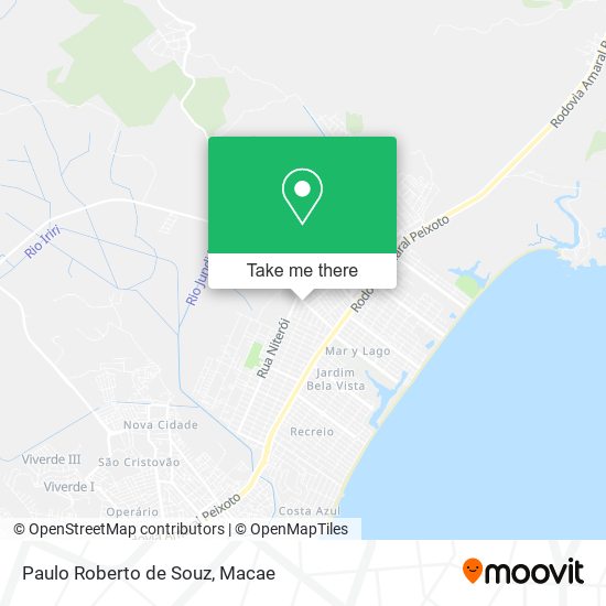Paulo Roberto de Souz map