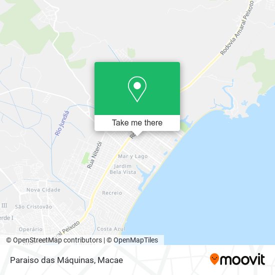 Paraiso das Máquinas map