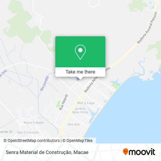 Senra Material de Construção map