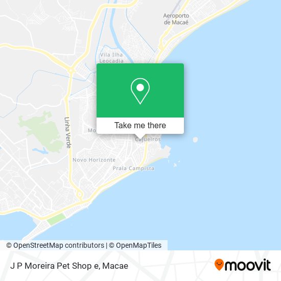 J P Moreira Pet Shop e map