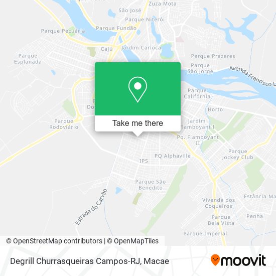 Degrill Churrasqueiras Campos-RJ map