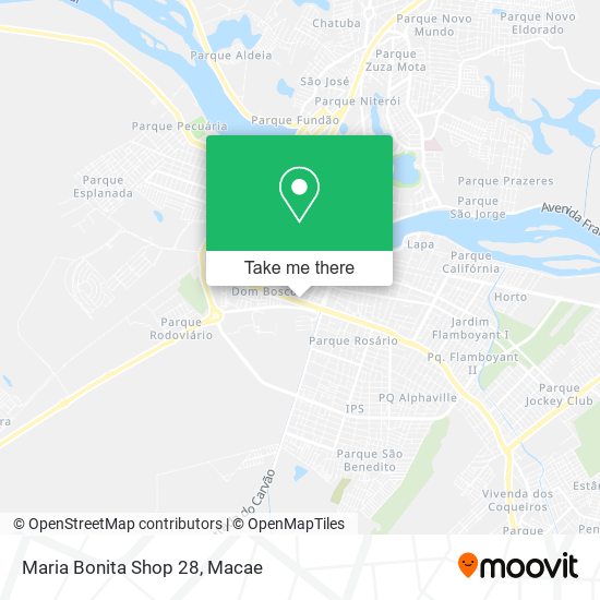 Maria Bonita Shop 28 map