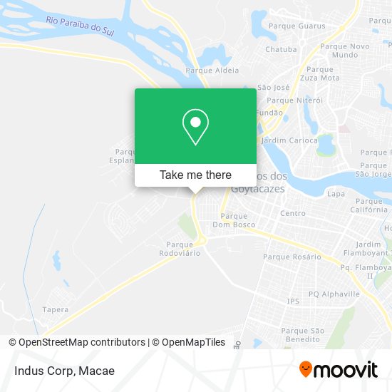 Indus Corp map