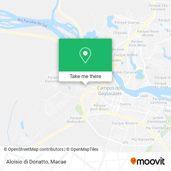 Aloísio di Donatto map