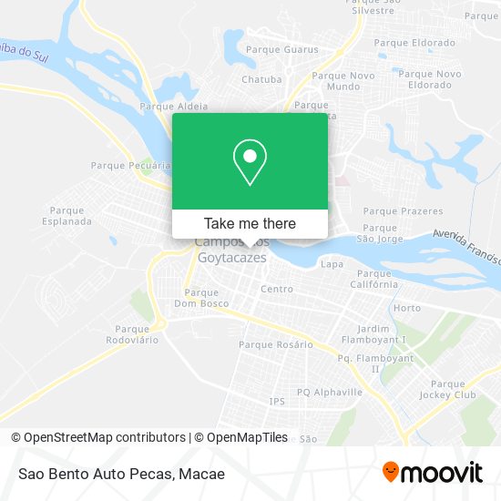 Sao Bento Auto Pecas map